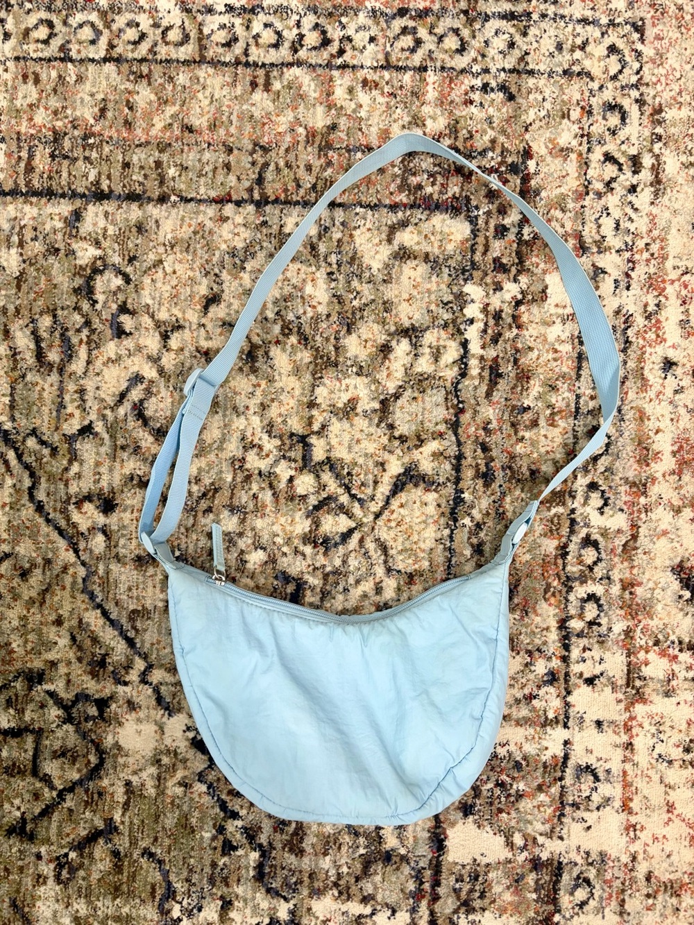 Light Blue Crescent Crossbody Bag🩵